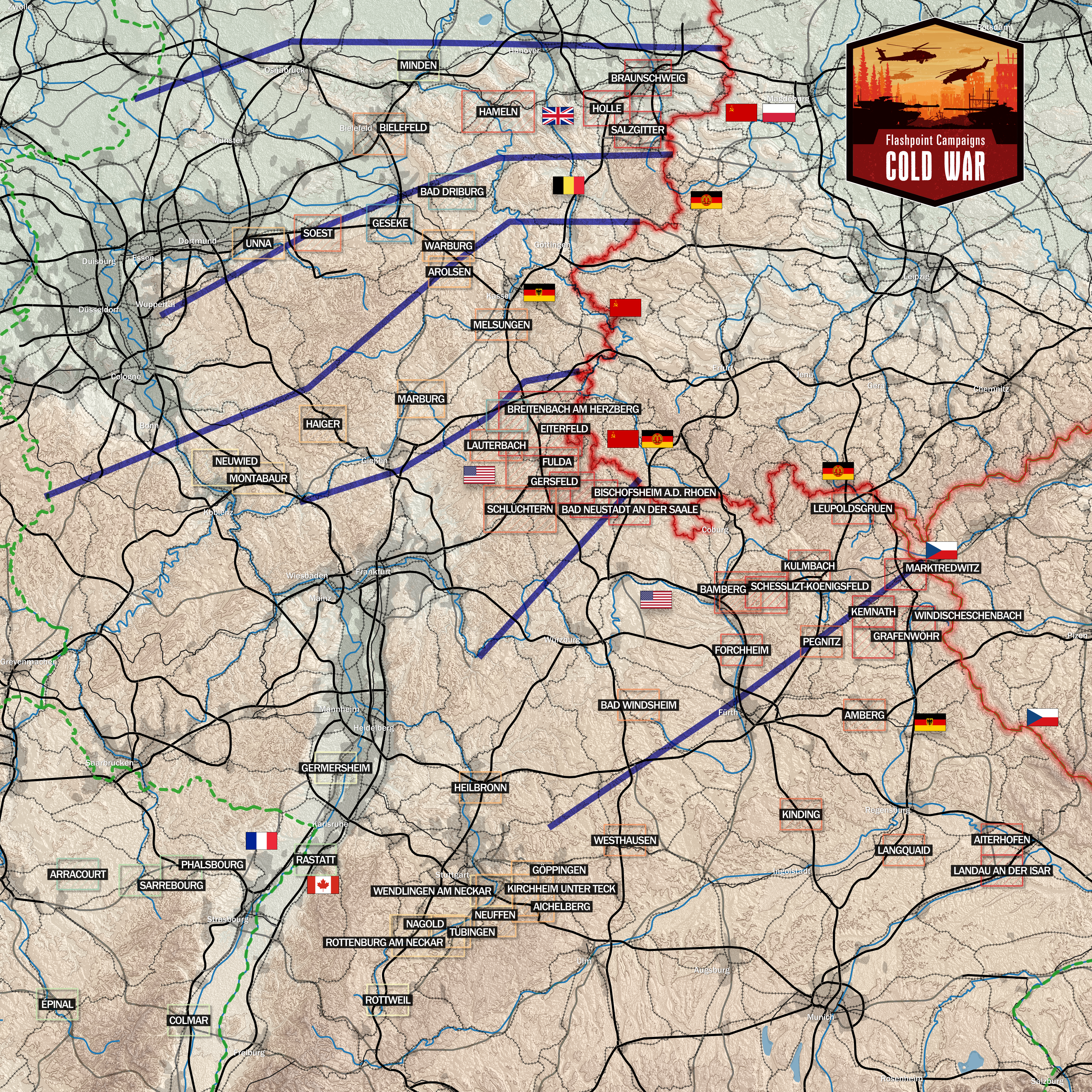 Flashpoint Campaigns Cold War Map